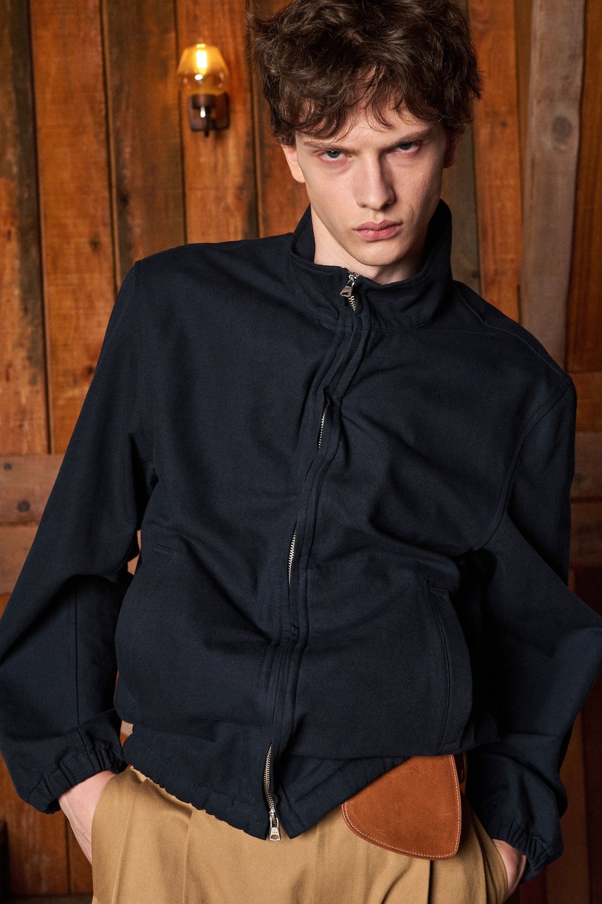 STU - Shift High-neck Jacket (Navy) product image 4 | TRAB K-Fashion Australia