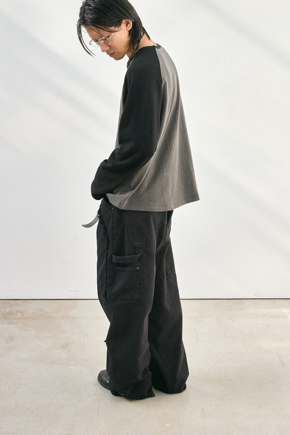 Hatchingroom - Raglan Tee (Black/Moss Charcoal) product image 12 | TRAB K-Fashion Australia