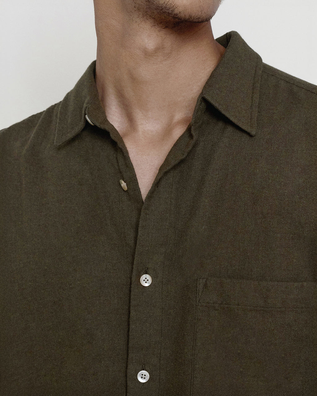 Brownyard - [Pre-Order – Ships September 18] Steady Shirt (Olive) product image 2 | TRAB K-Fashion Australia