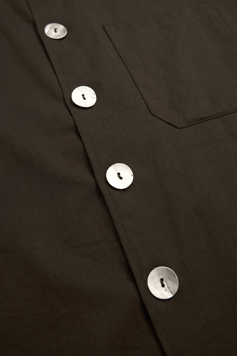 Hatchingroom - Arrow Shirt Big Button Mud (Khaki) product image 4 | TRAB K-Fashion Australia