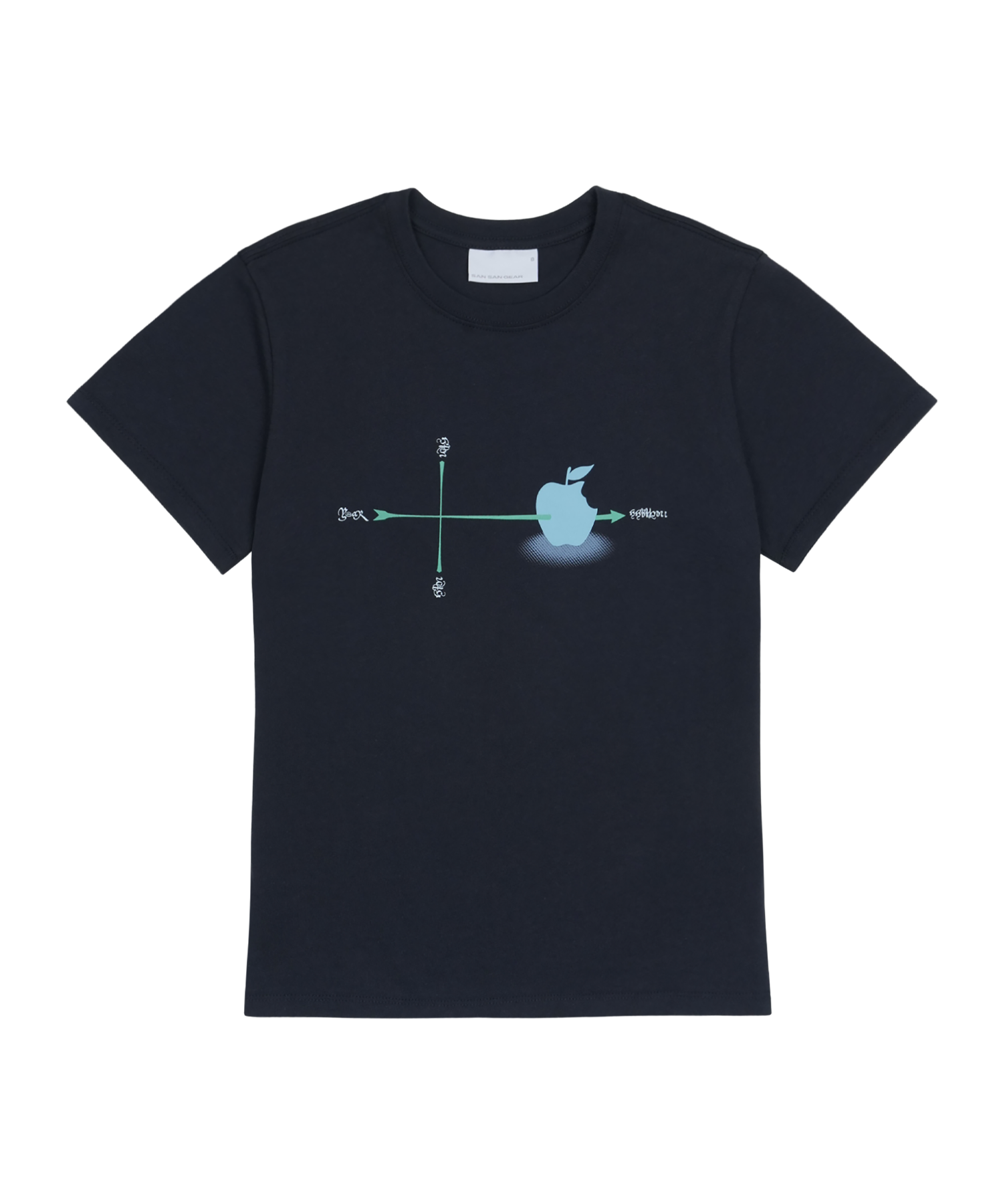 San San Gear - Pierce T-Shirt_0 (Navy) product image 1 | TRAB K-Fashion Australia