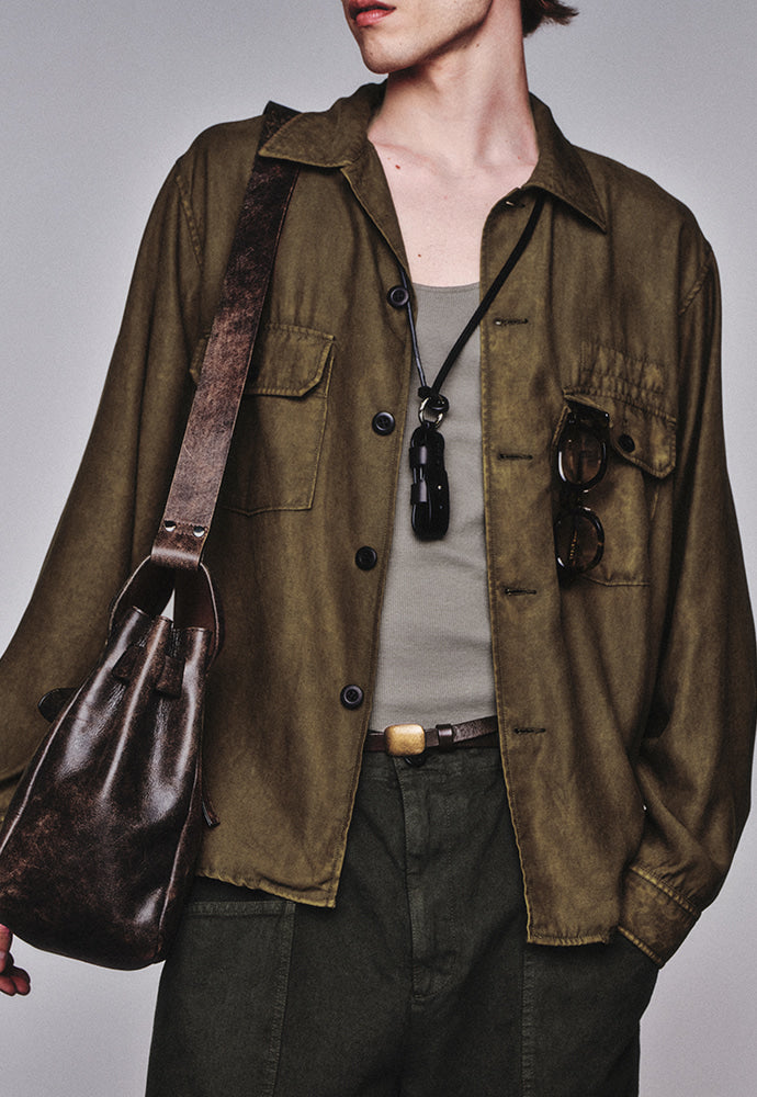 Art if acts - Belted Milano Bag (Vintage Wood) product image 3 | TRAB K-Fashion Australia