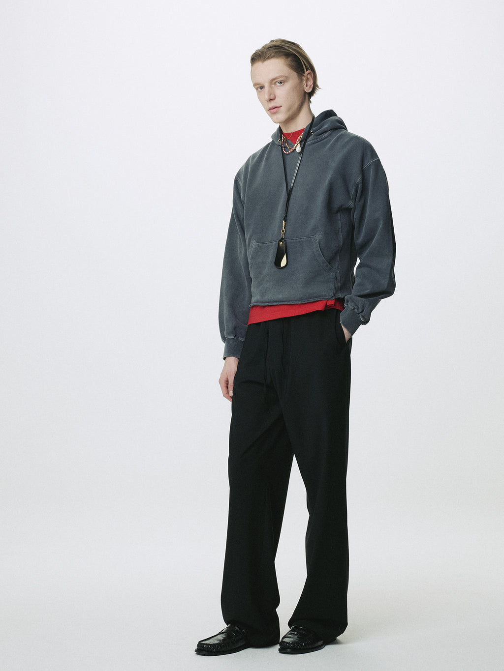 Tonywack - Tropical Wool Drawstring Pants (Black) product image 6 | TRAB K-Fashion Australia