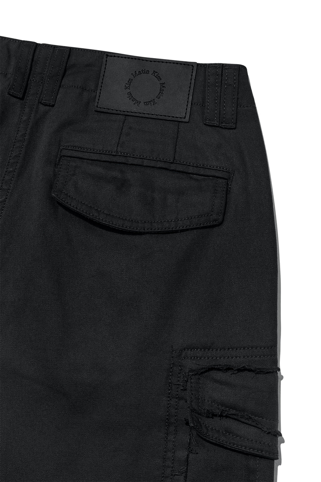Matin Kim - Washed Cotton Cargo Pants (Charcoal) product image 6 | TRAB K-Fashion Australia
