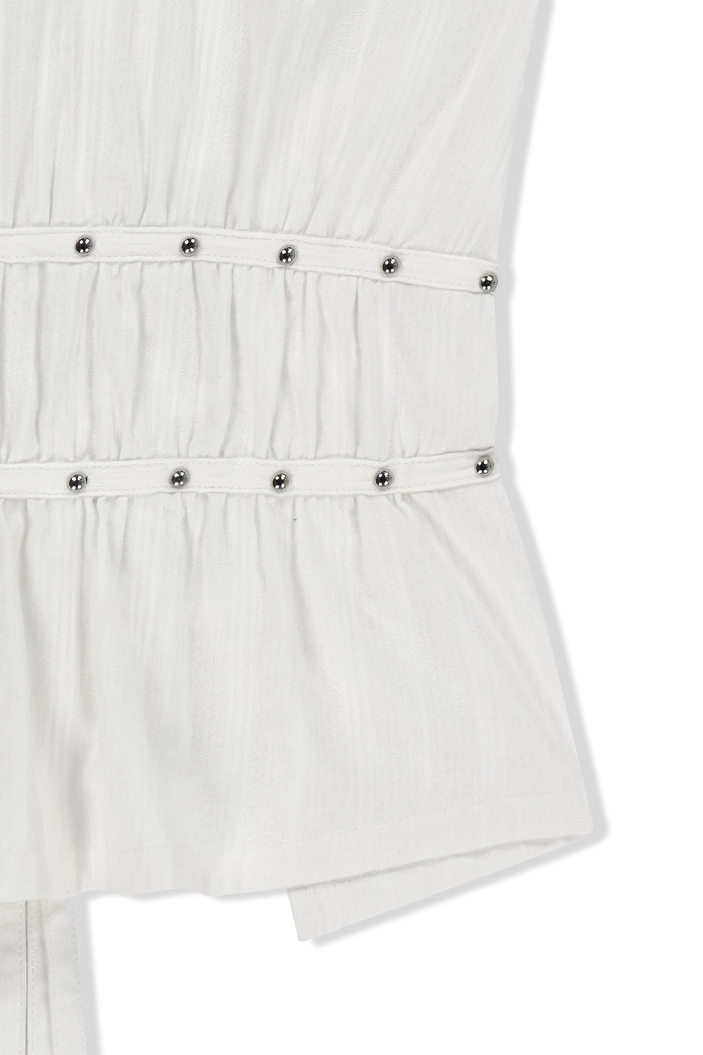 Matin Kim - Halter Neck Shirring Blouse (White) product image 4 | TRAB K-Fashion Australia