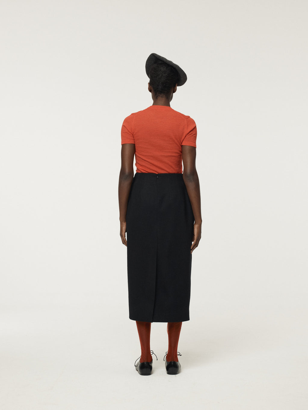 Recto - Waist Volume Tulip Skirt (Black) product image 4 | TRAB K-Fashion Australia