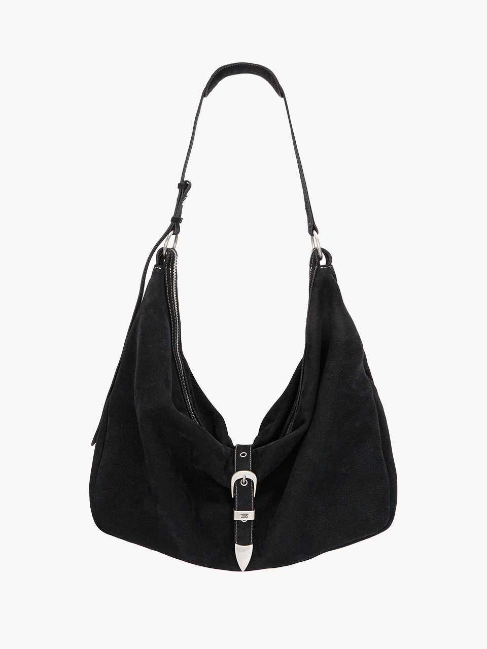 Marge Sherwood - Belted Hobo (Black Nubuck) product image 1 | TRAB K-Fashion Australia
