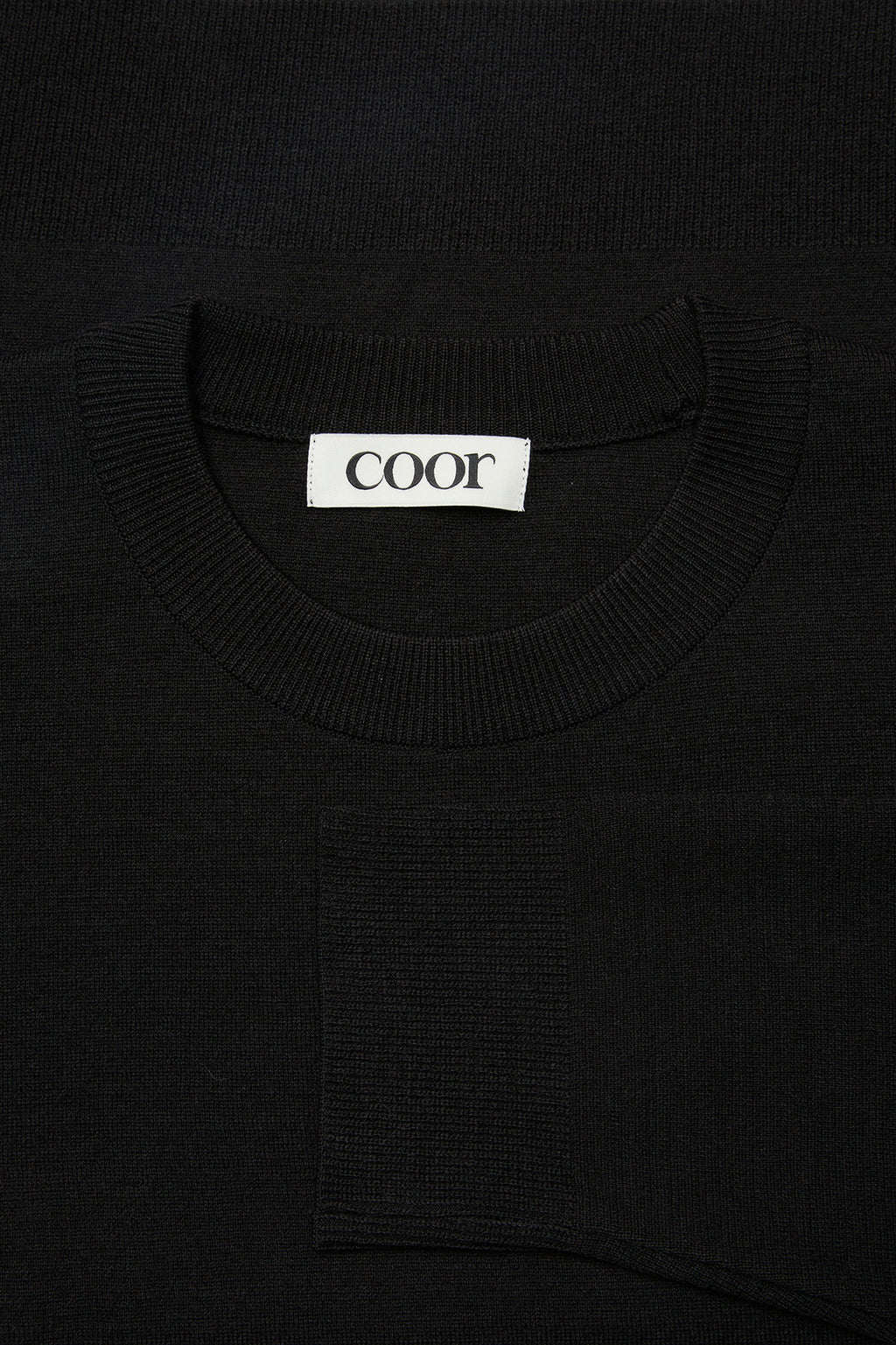 Coor - Merino Wool Crewneck Sweater (Black) product image 5 | TRAB K-Fashion Australia