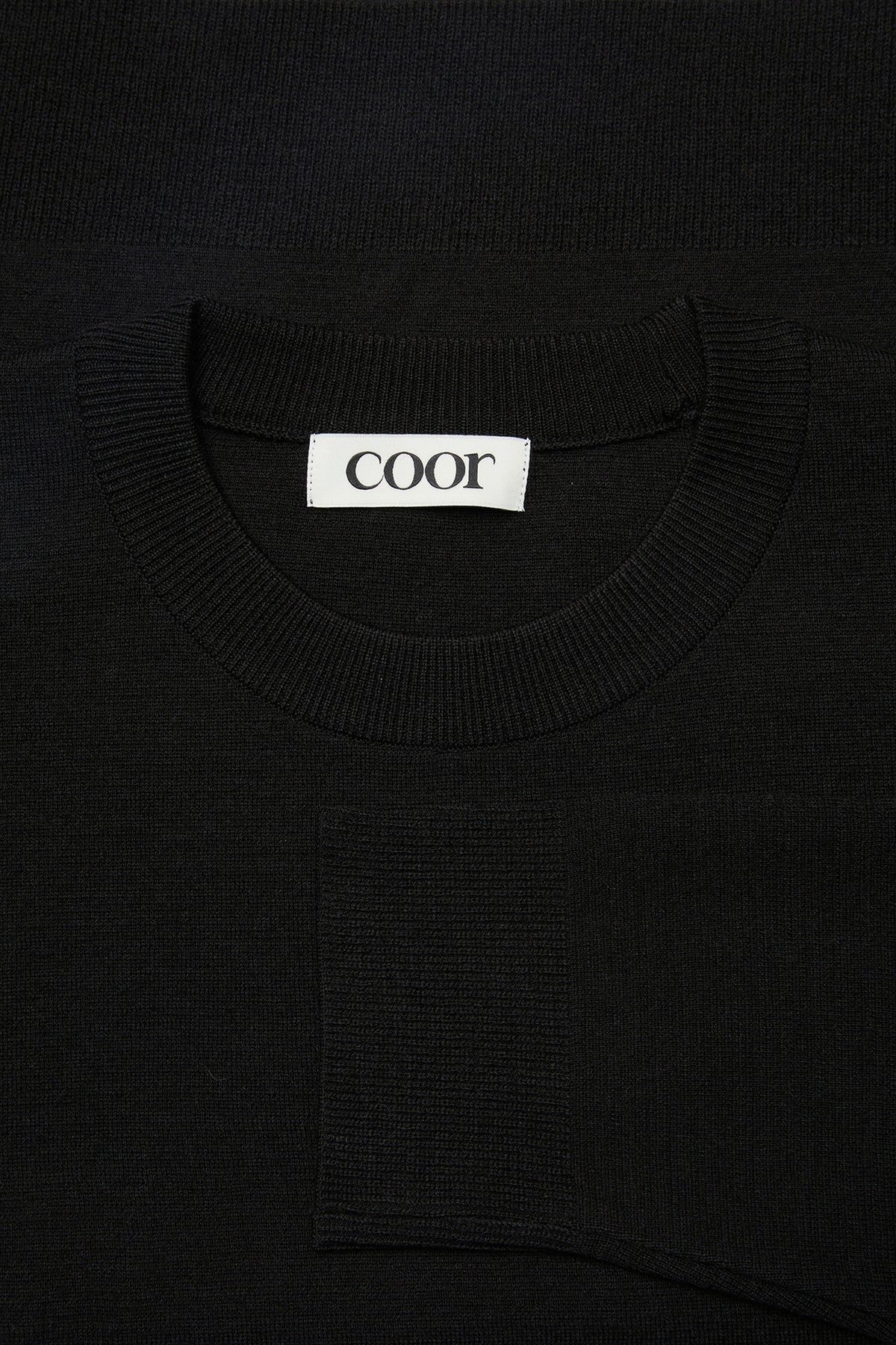 Coor - Merino Wool Crewneck Sweater (Black) product image 5 | TRAB K-Fashion Australia
