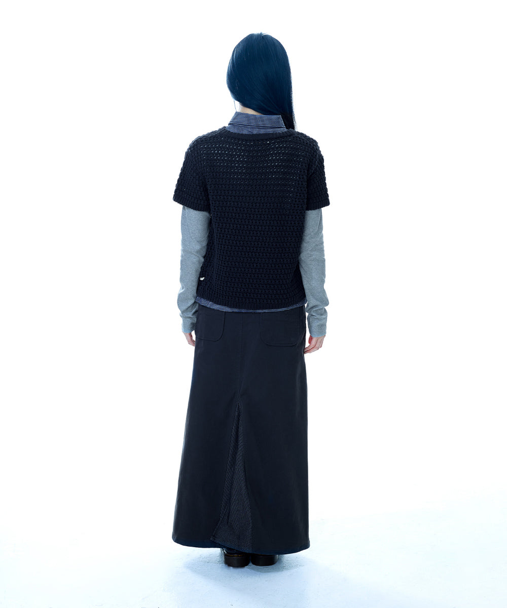 Coyseio - Waist Panel Skirt (Charcoal) product image 14 | TRAB K-Fashion Australia