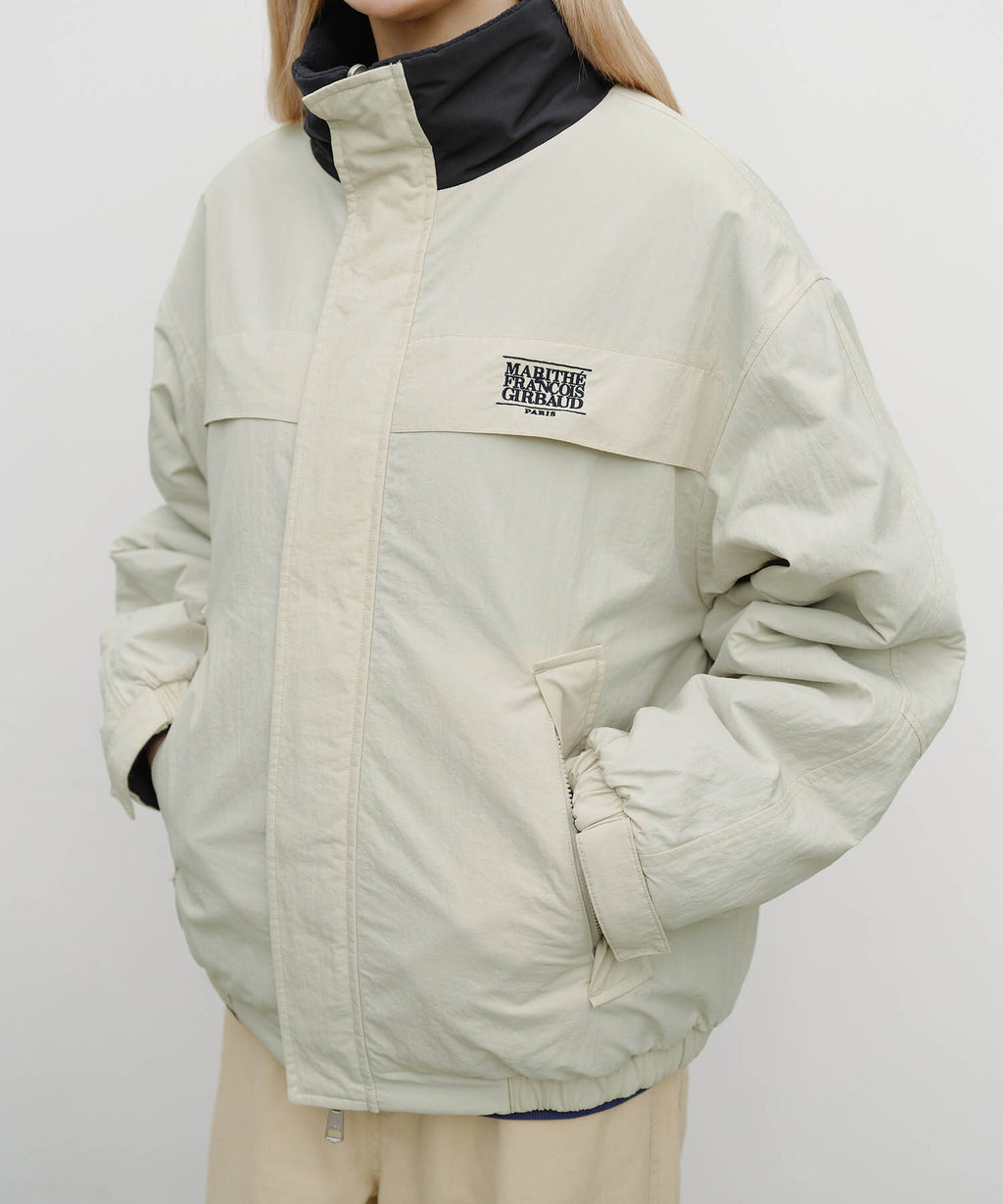 Marithe & Francois Girbaud - Classic Logo Reversible Sailing Jacket (Light Beige) product image 5 | TRAB K-Fashion Australia