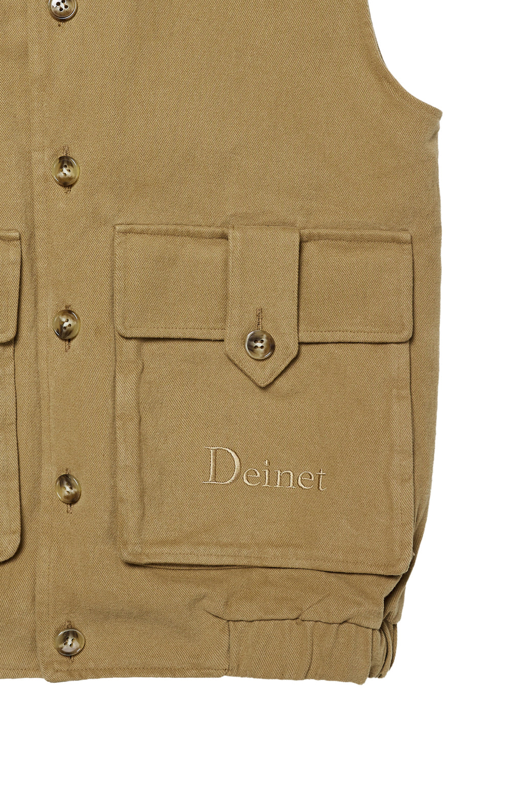 Deinet - Deinet Multi Pocket Cotton Vest (Beige) product image 18 | TRAB K-Fashion Australia