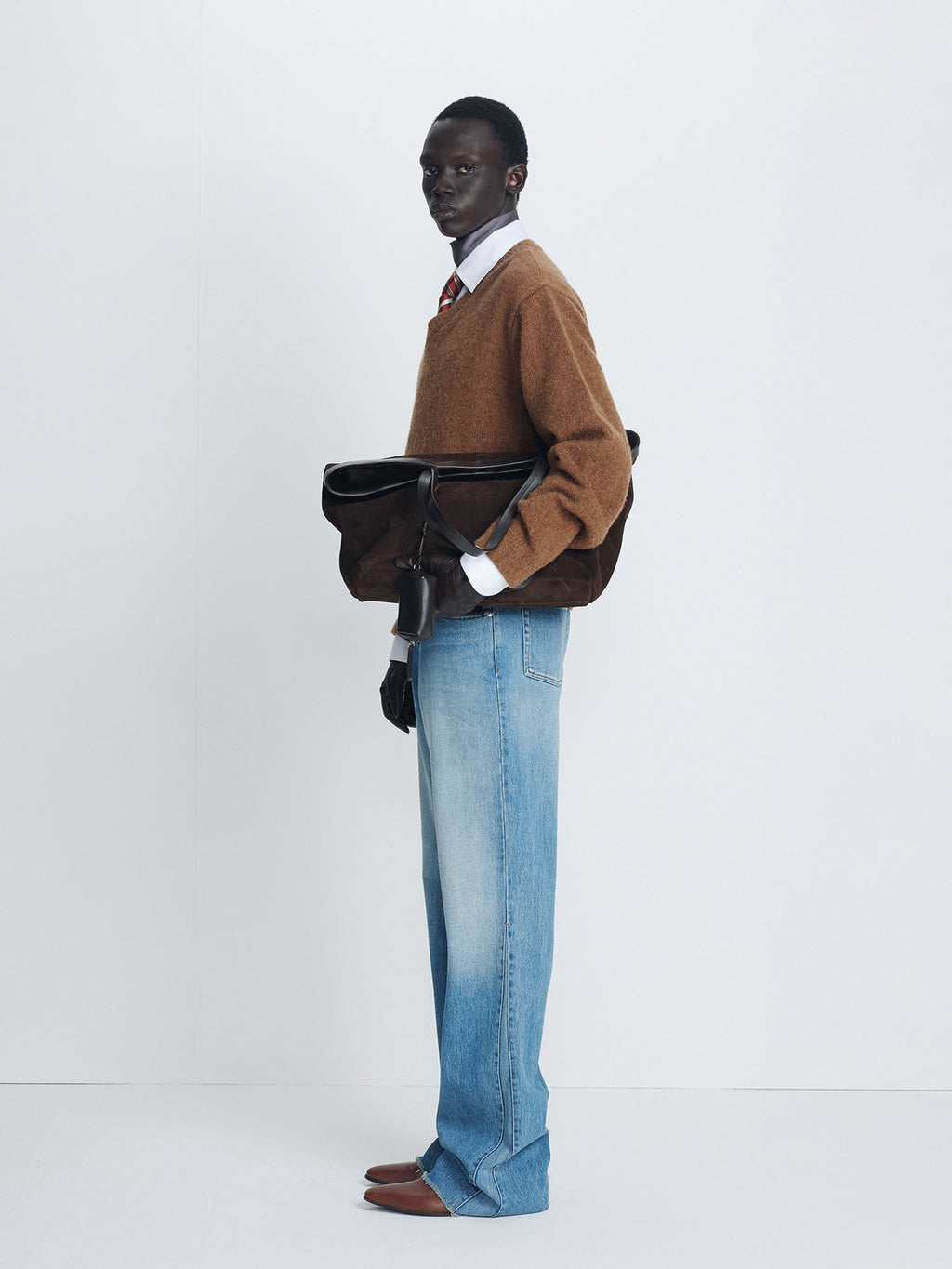 Tonywack - Re-Cut Flared Denim Jeans (Worn Blue) product image 2 | TRAB K-Fashion Australia