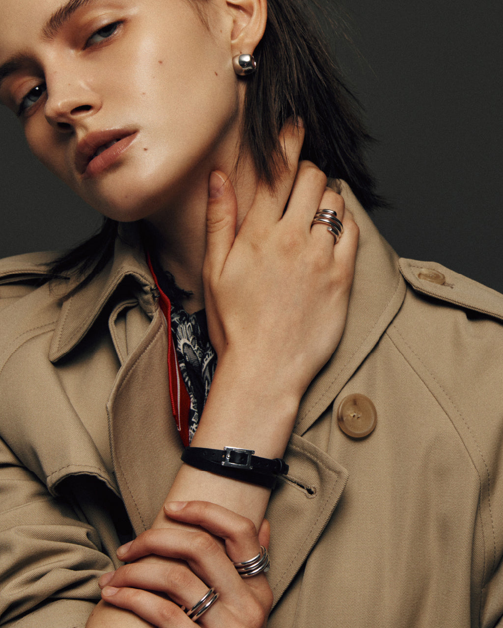 Numbering - Double Wrap Leather Bracelet #5948 product image 2 | TRAB K-Fashion Australia