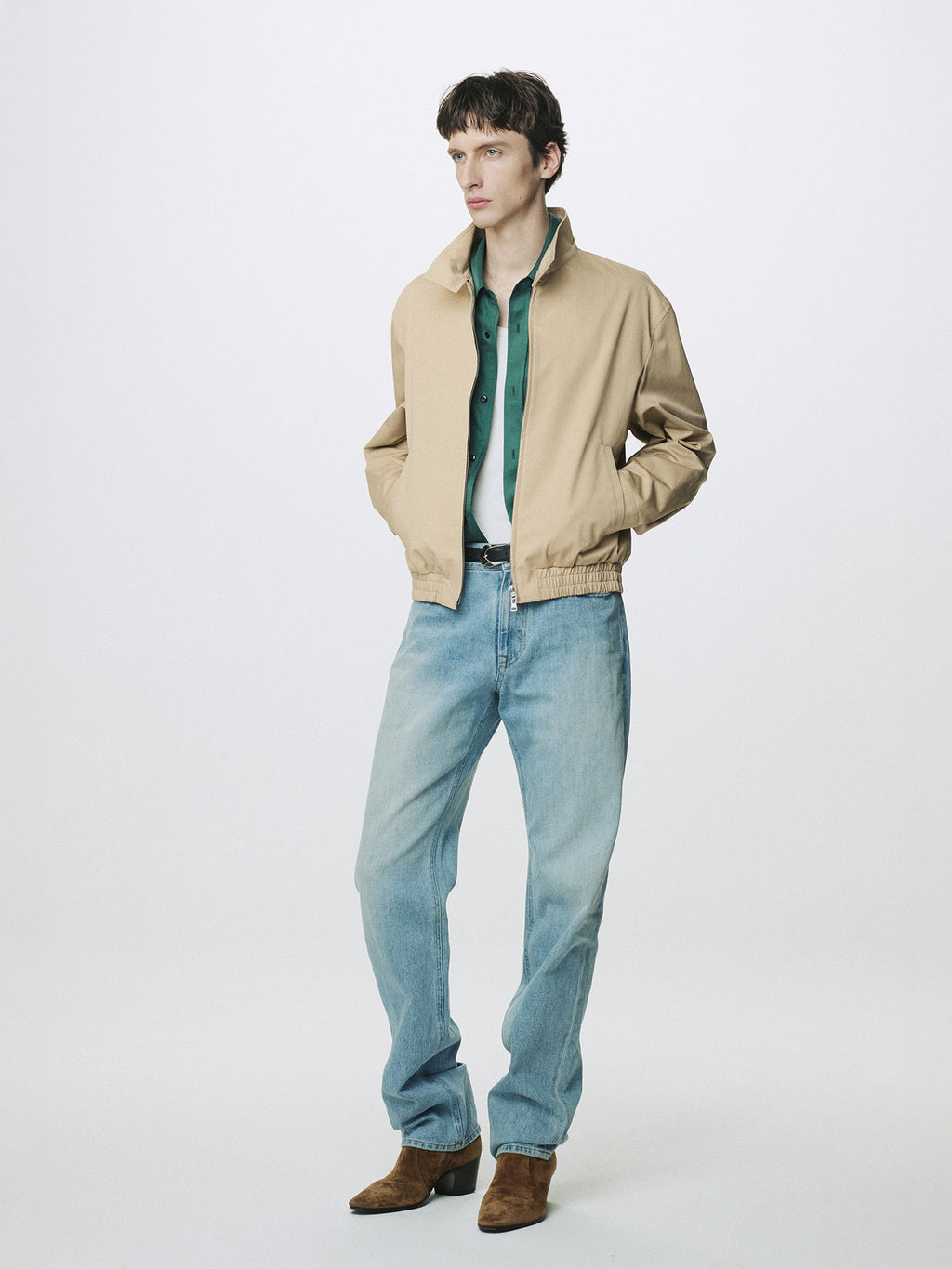 Tonywack - High Density Cotton Harrington Jacket (Beige) product image 4 | TRAB K-Fashion Australia