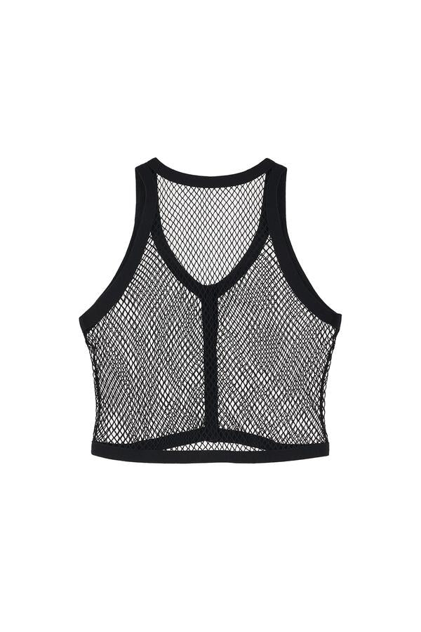 Deinet - Crochet Knit Vest (Black) product image 12 | TRAB K-Fashion Australia