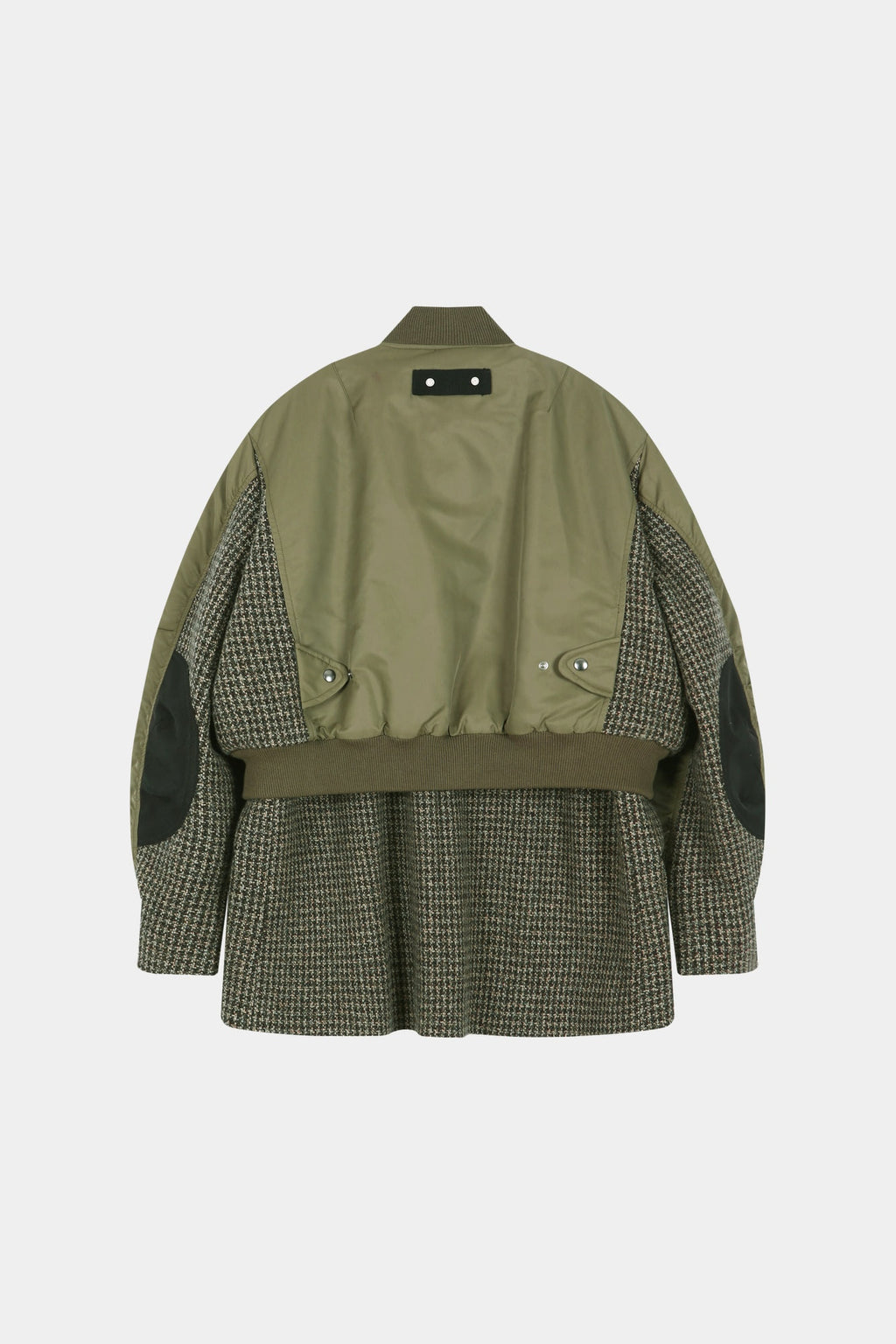 Andersson Bell - Unisex Deconstructed Layered Bomber Coat (Sage) product image 14 | TRAB K-Fashion Australia
