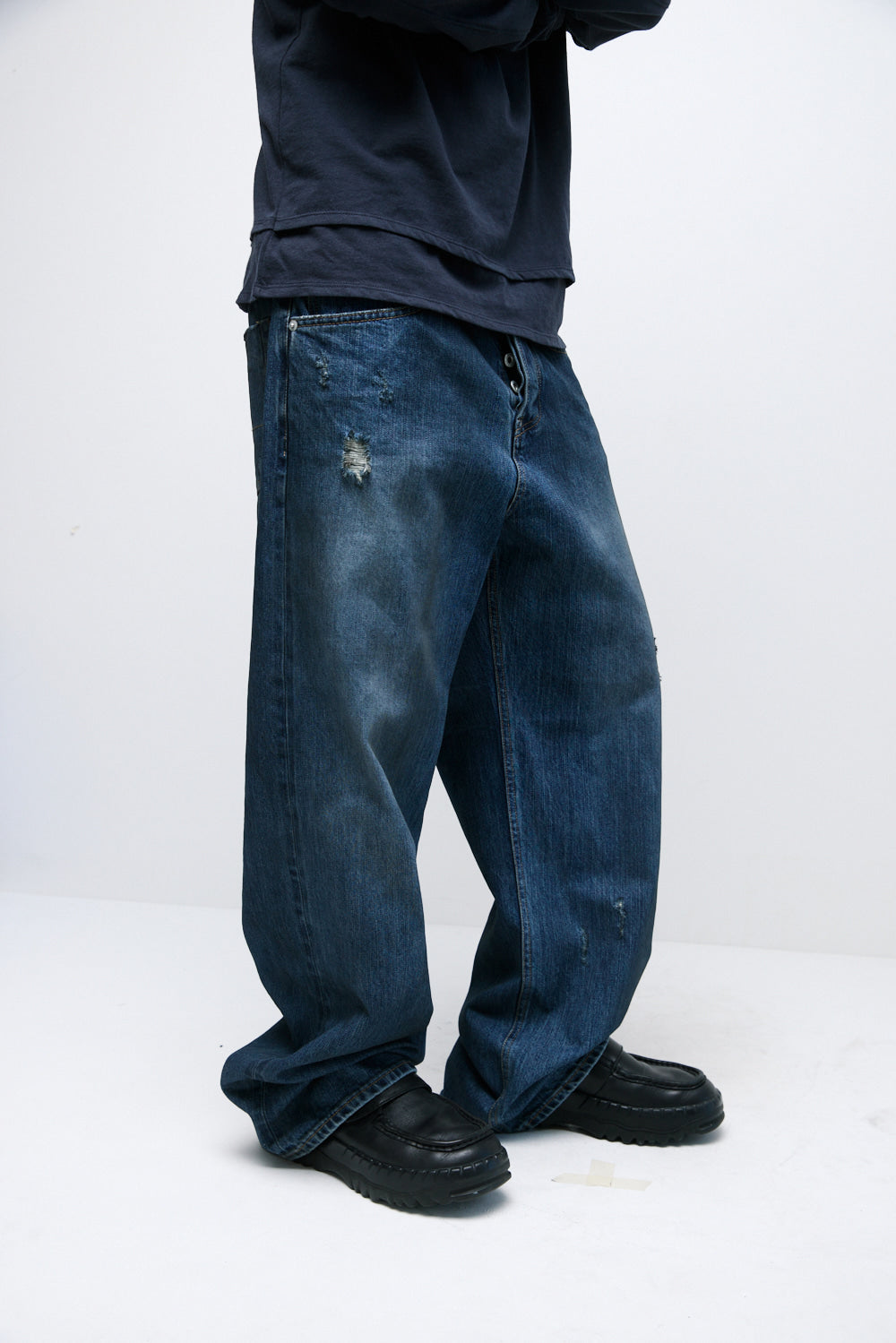 Hatchingroom - Regular Selvedge Jeans Dusty (Blue) product image 14 | TRAB K-Fashion Australia
