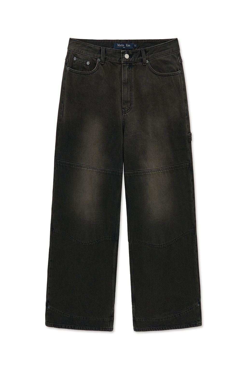Matin Kim - Western Detail Denim Pants (Black) product image 1 | TRAB K-Fashion Australia