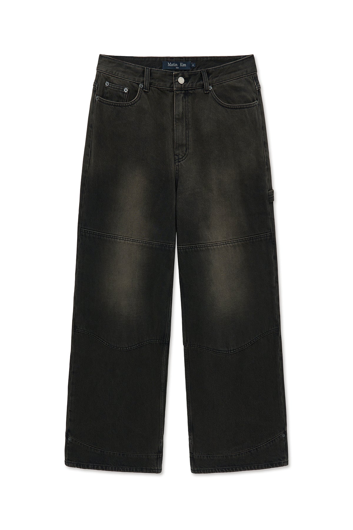 Matin Kim - Western Detail Denim Pants (Black) product image 1 | TRAB K-Fashion Australia