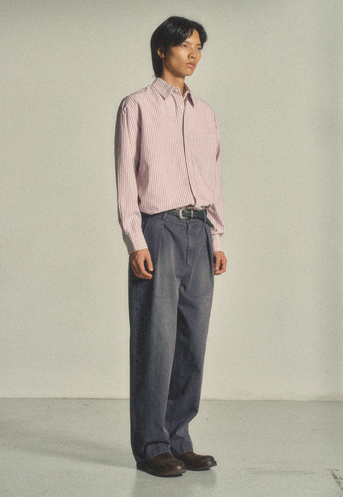 Art if acts - Stripe Shirt (Sunset Pink) product image 3 | TRAB K-Fashion Australia