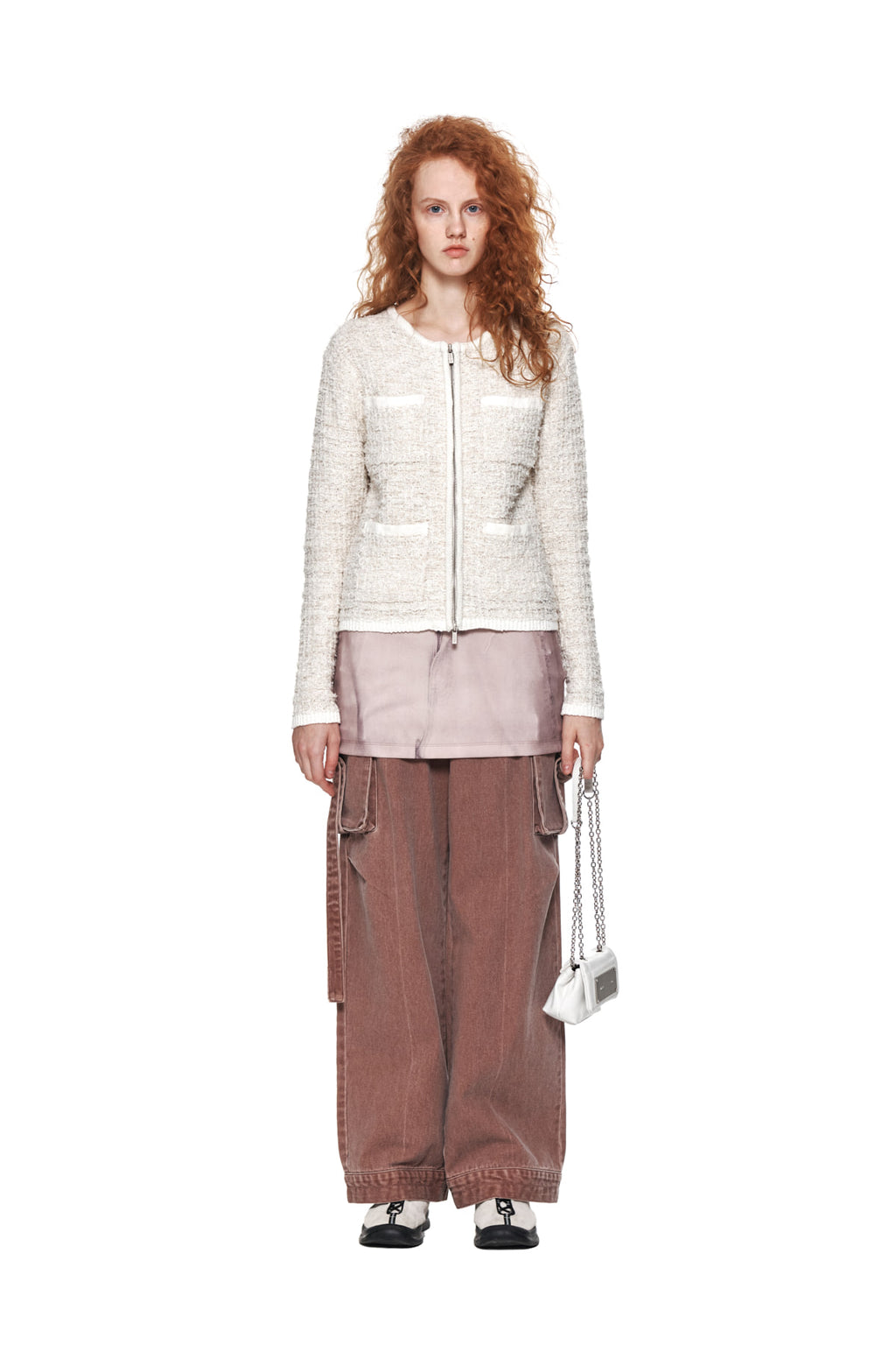 Matin Kim - Color Dying Cargo Pants (Indian Pink) product image 5 | TRAB K-Fashion Australia