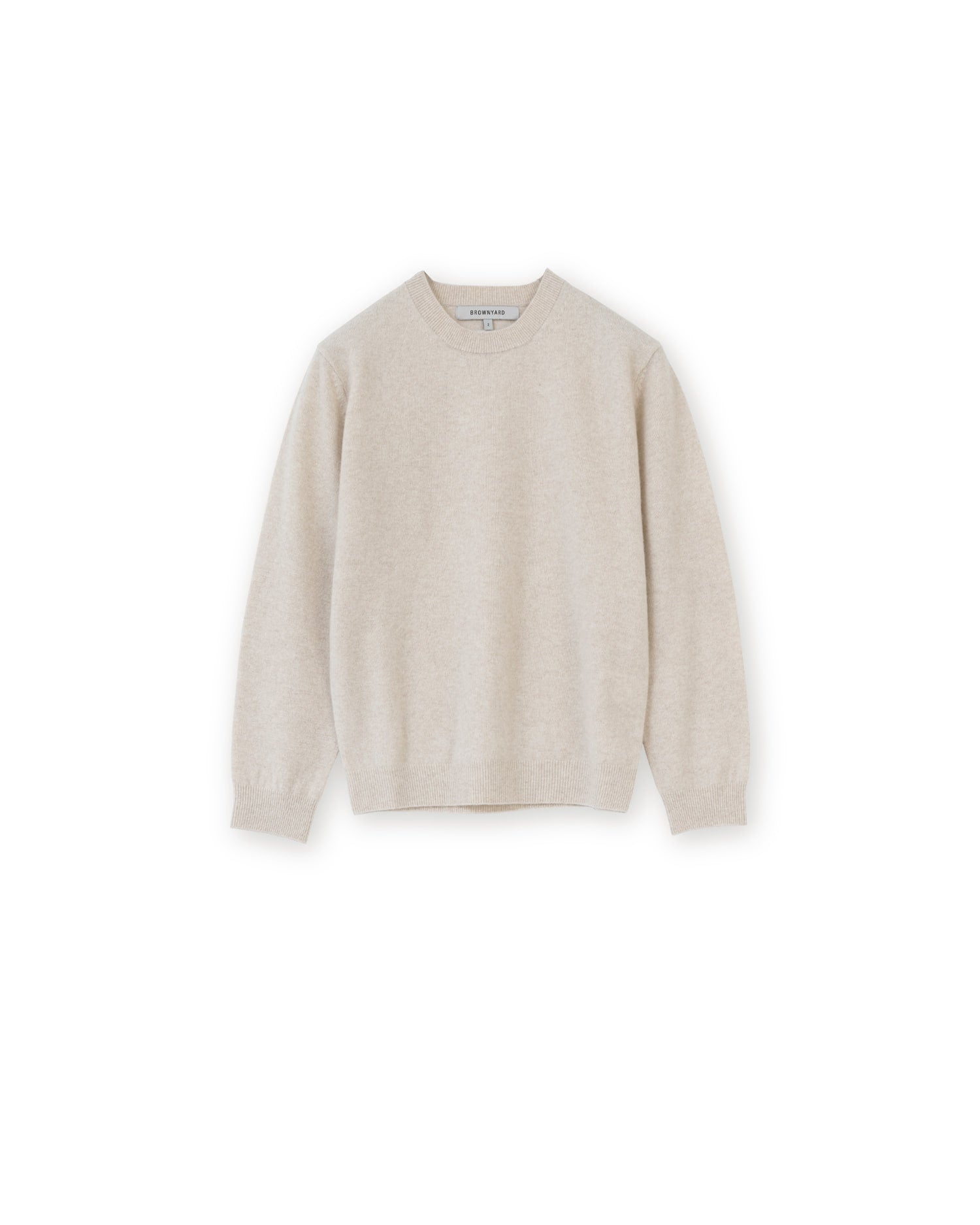 Brownyard - Extra Super Fine Crewneck Knit (Beige) product image 5 | TRAB K-Fashion Australia