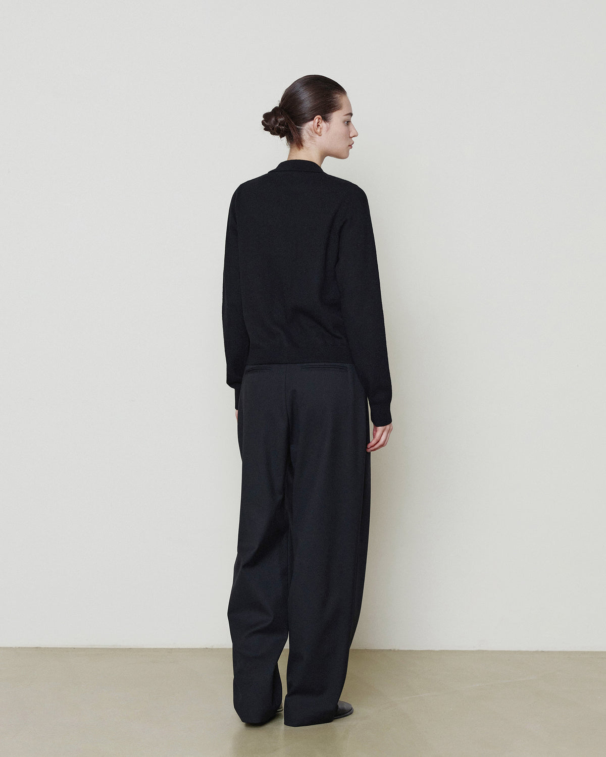Brownyard - Wool Pleats Pants (Black) product image 2 | TRAB K-Fashion Australia
