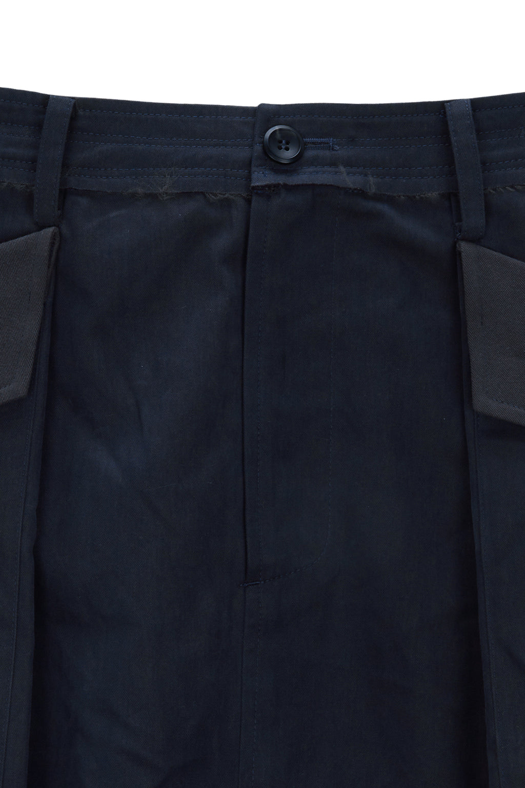 Matin Kim - Big Pocket Cargo Midi Skirt (Charcoal) product image 3 | TRAB K-Fashion Australia