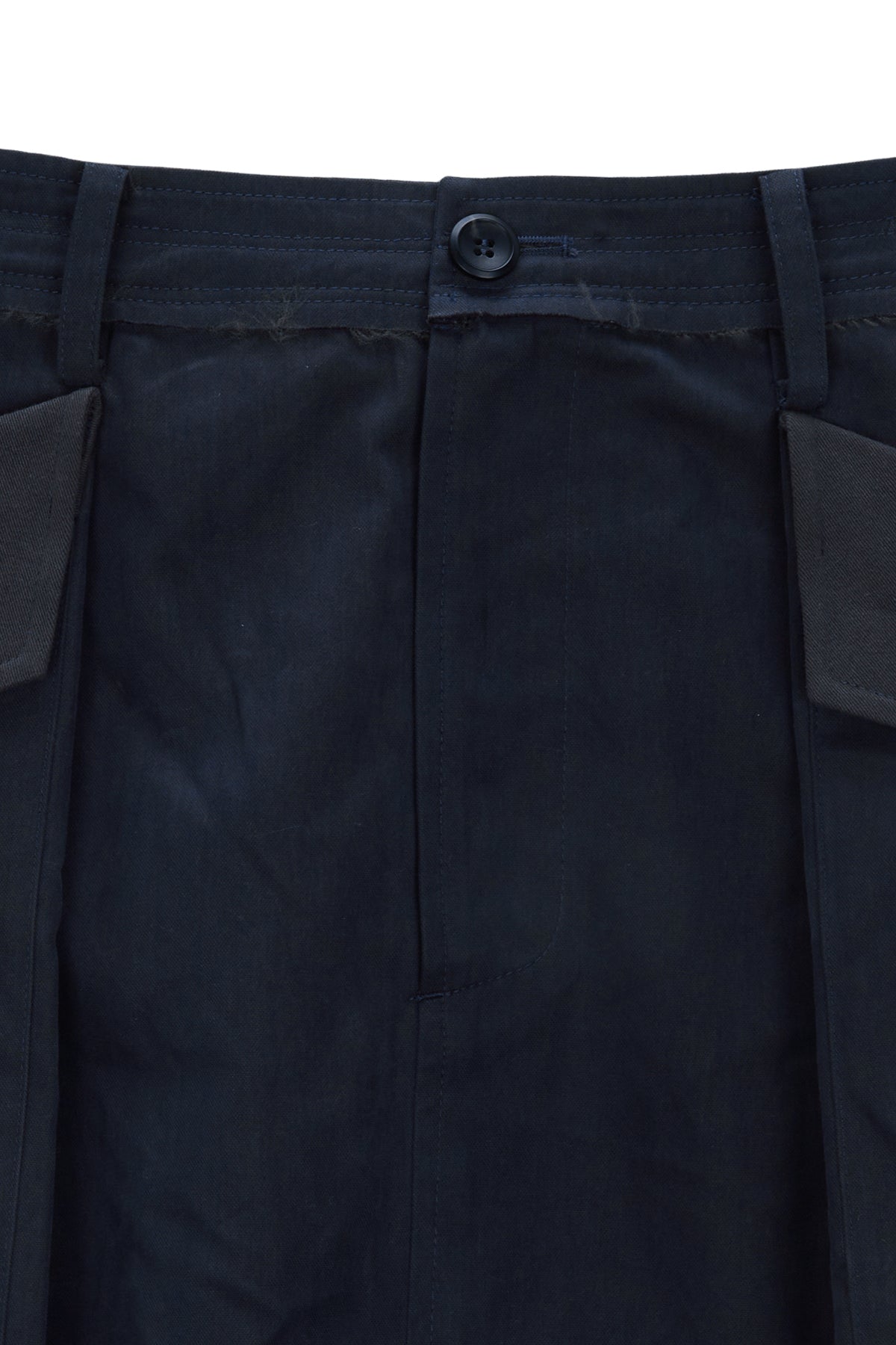 Matin Kim - Big Pocket Cargo Midi Skirt (Charcoal) product image 3 | TRAB K-Fashion Australia