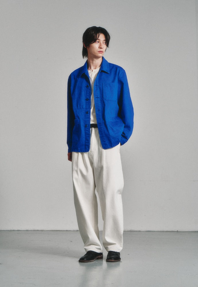 Art if acts - French Work Jacket (Vintage Blue) product image 1 | TRAB K-Fashion Australia