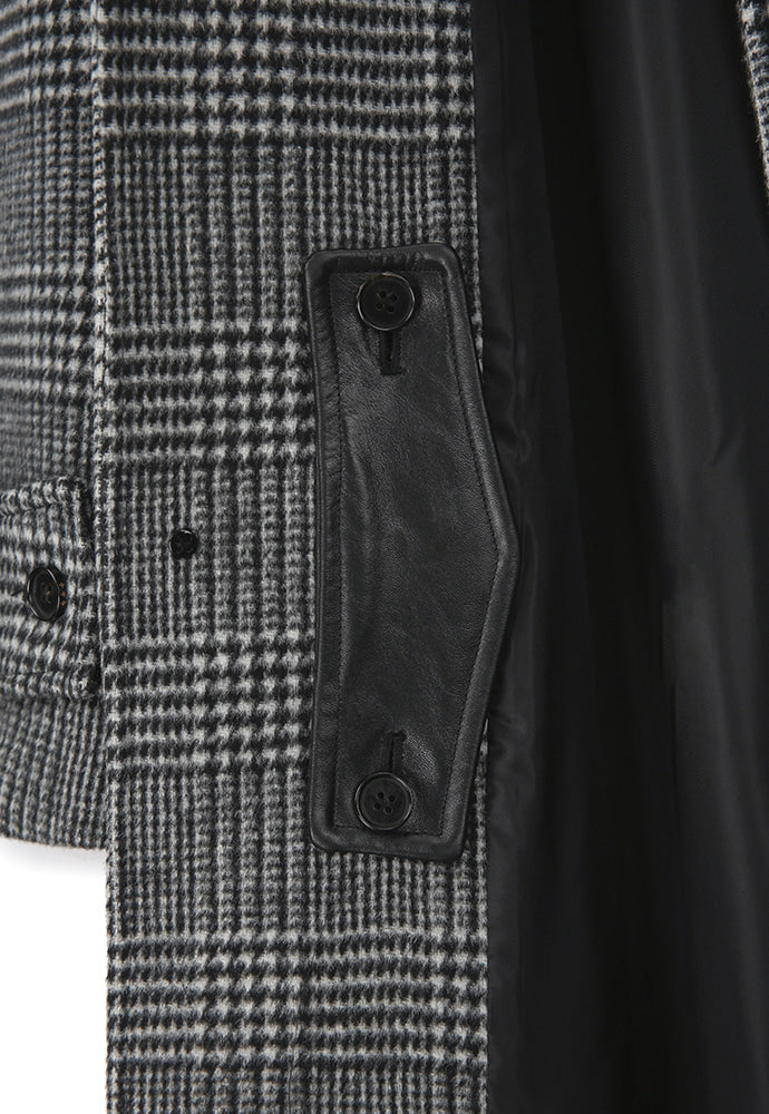 Tonywack - Mac Overcoat (Black / White Glen Check) product image 12 | TRAB K-Fashion Australia