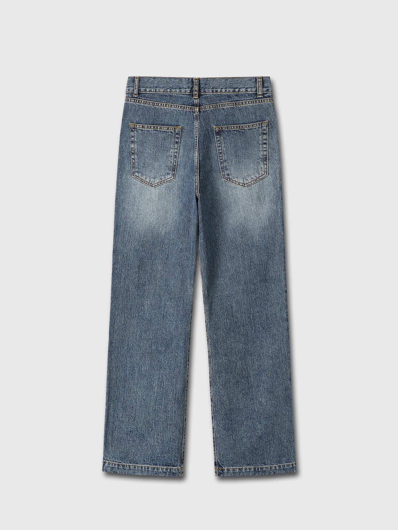 Tonywack - Straight-Leg Denim Jeans Japanese Fabric (Washed Blue) product image 9 | TRAB K-Fashion Australia