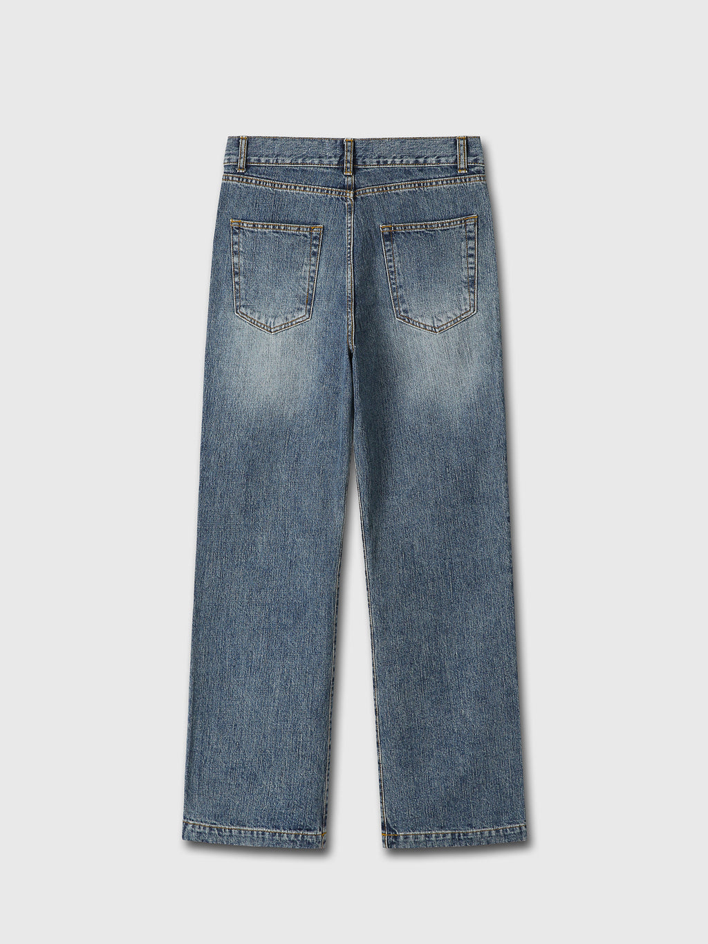 Tonywack - Straight-Leg Denim Jeans (Japanese Fabric) (Washed Blue) product image 9 | TRAB K-Fashion Australia
