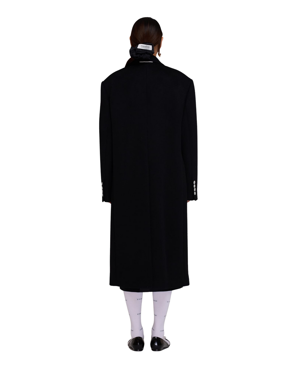 Kimhe Kim - Bi Color Double Breasted Coat (Black/Ivory) product image 10 | TRAB K-Fashion Australia