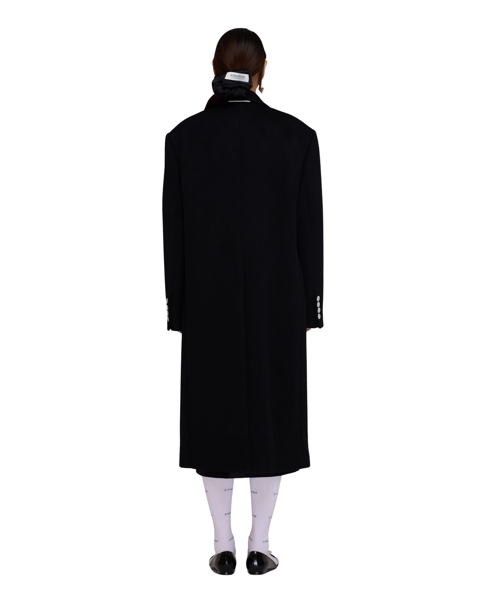 Kimhe Kim - Bi Color Double Breasted Coat (Black/Ivory) product image 10 | TRAB K-Fashion Australia