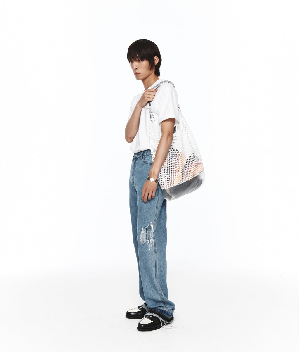 XLIM - Ep.7 01 Synopsis Mesh Bag (Off White) product image 5 | TRAB K-Fashion Australia