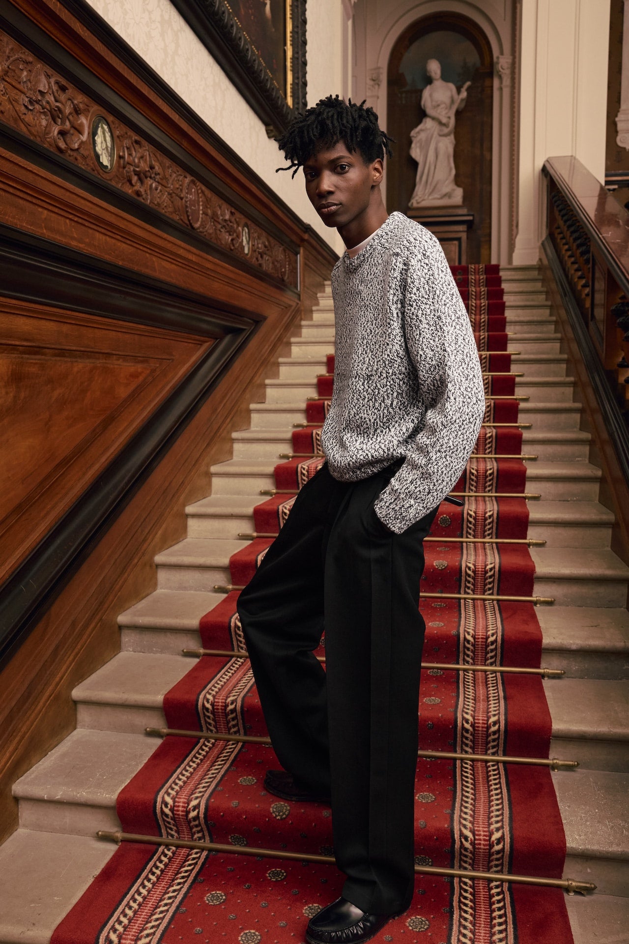 STU - Heather Round Neck Knit (OC) product image 10 | TRAB K-Fashion Australia