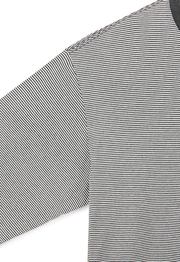 Art if acts - Washed Stripe Long Sleeve (Faded Charcoal) product image 9 | TRAB K-Fashion Australia