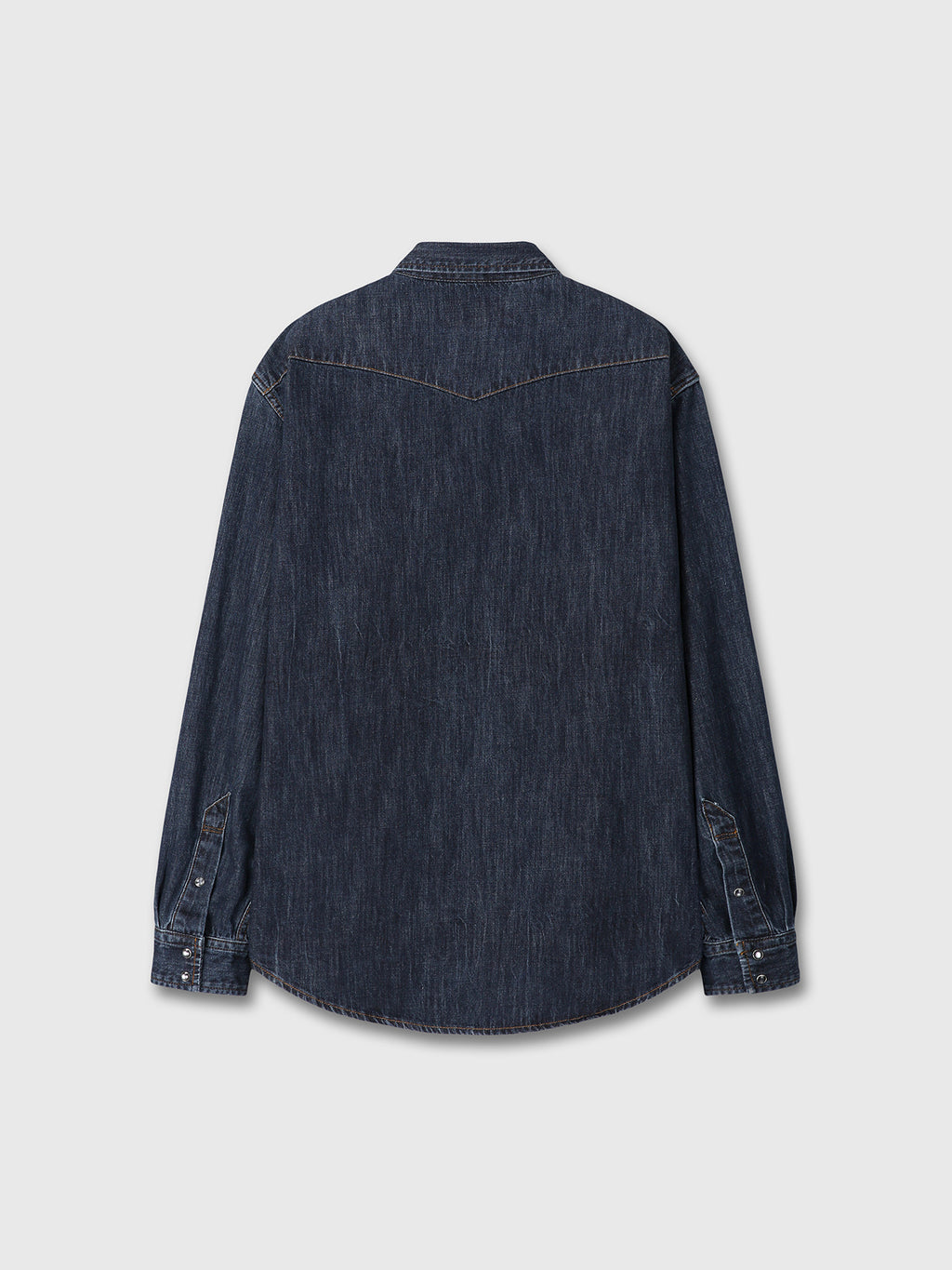 Tonywack - Washed Denim Western Shirt (Dark Blue) product image 10 | TRAB K-Fashion Australia