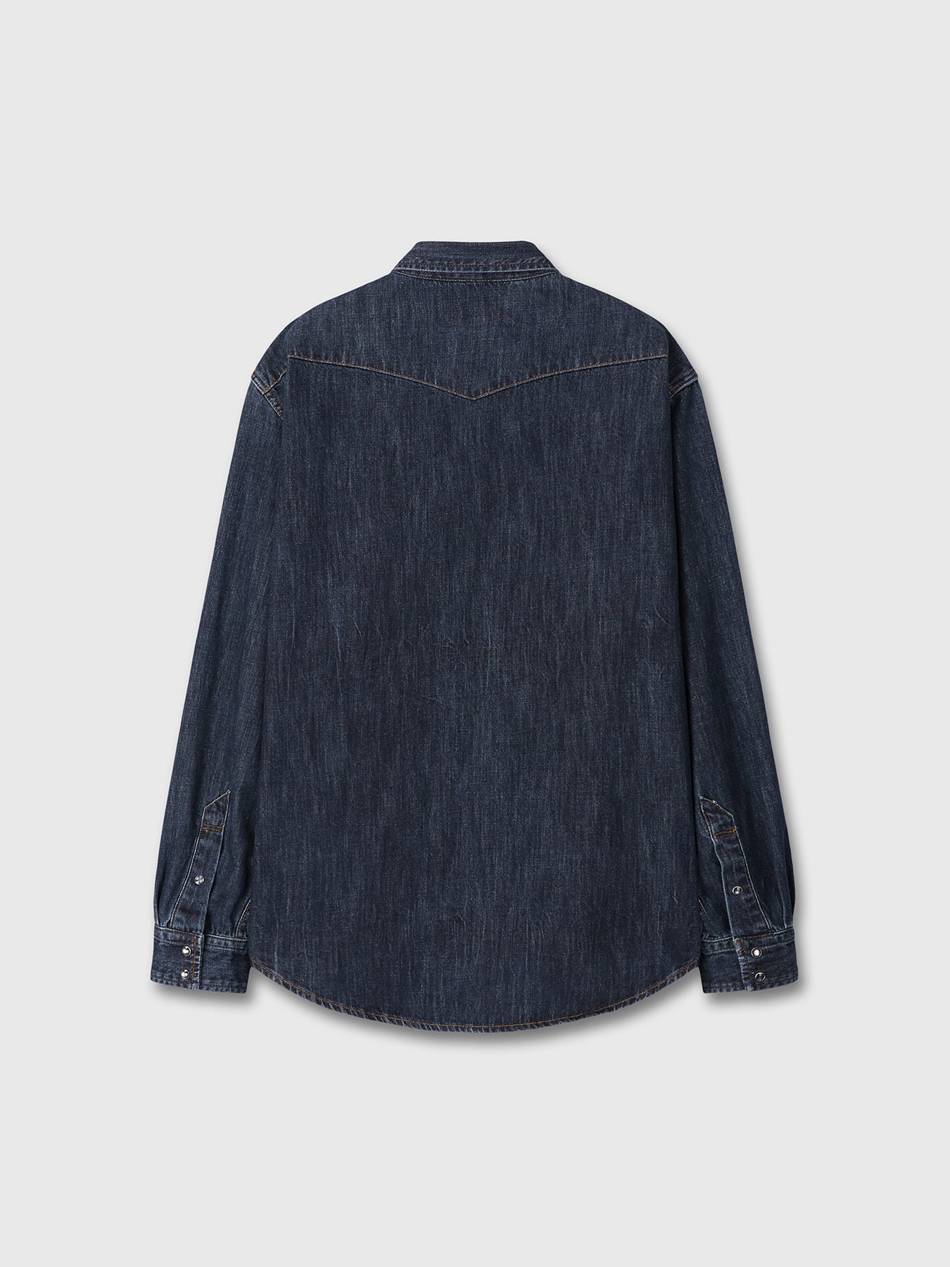 Tonywack - Washed Denim Western Shirt (Dark Blue) product image 10 | TRAB K-Fashion Australia
