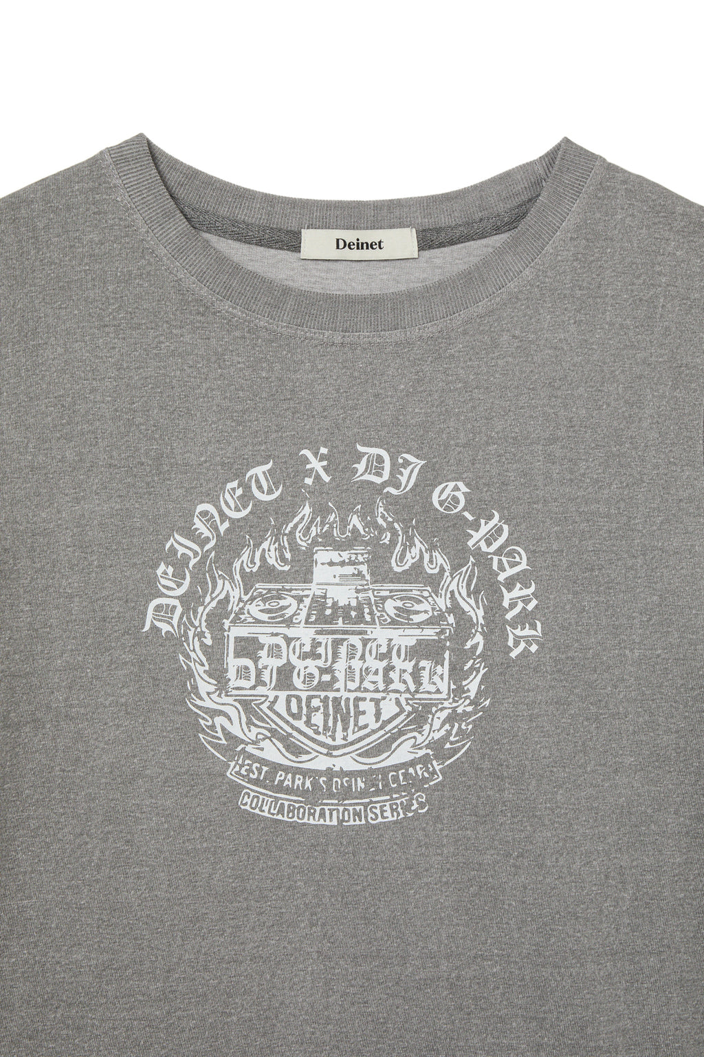 Deinet - Dj Graphic Basic T-Shirt (Charcoal) product image 4 | TRAB K-Fashion Australia