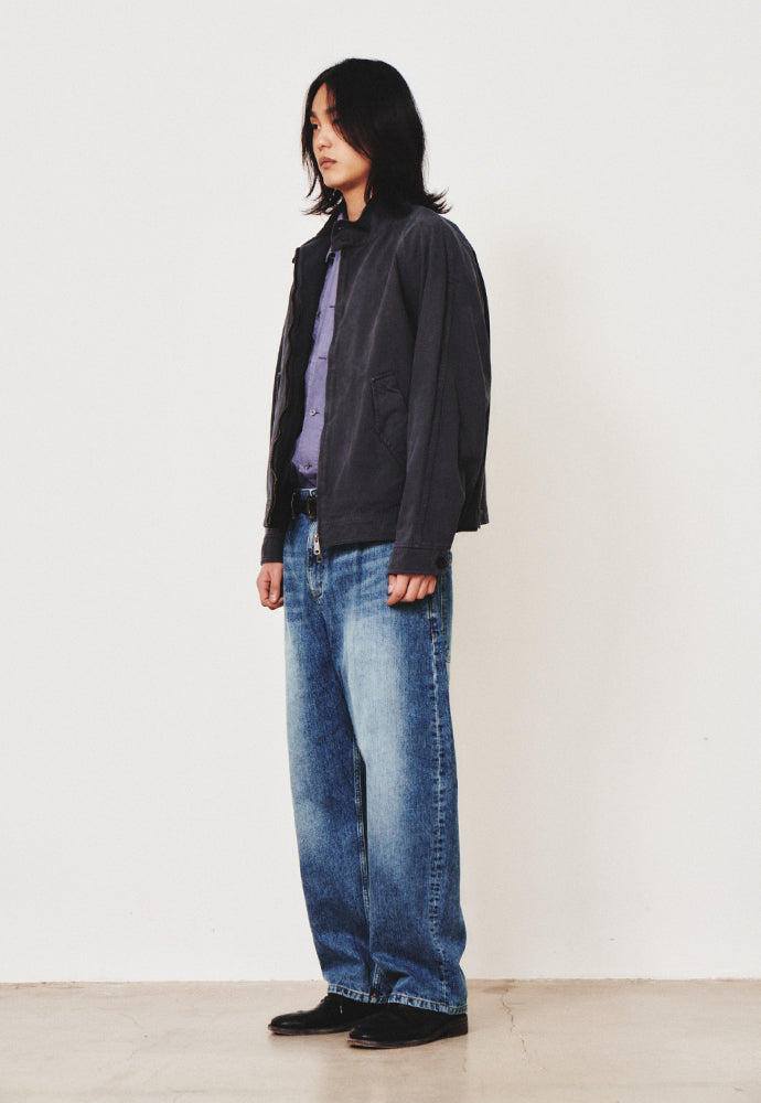 Art if acts - Garment Washed Harrington Jacket (Faded Charcoal) product image 2 | TRAB K-Fashion Australia