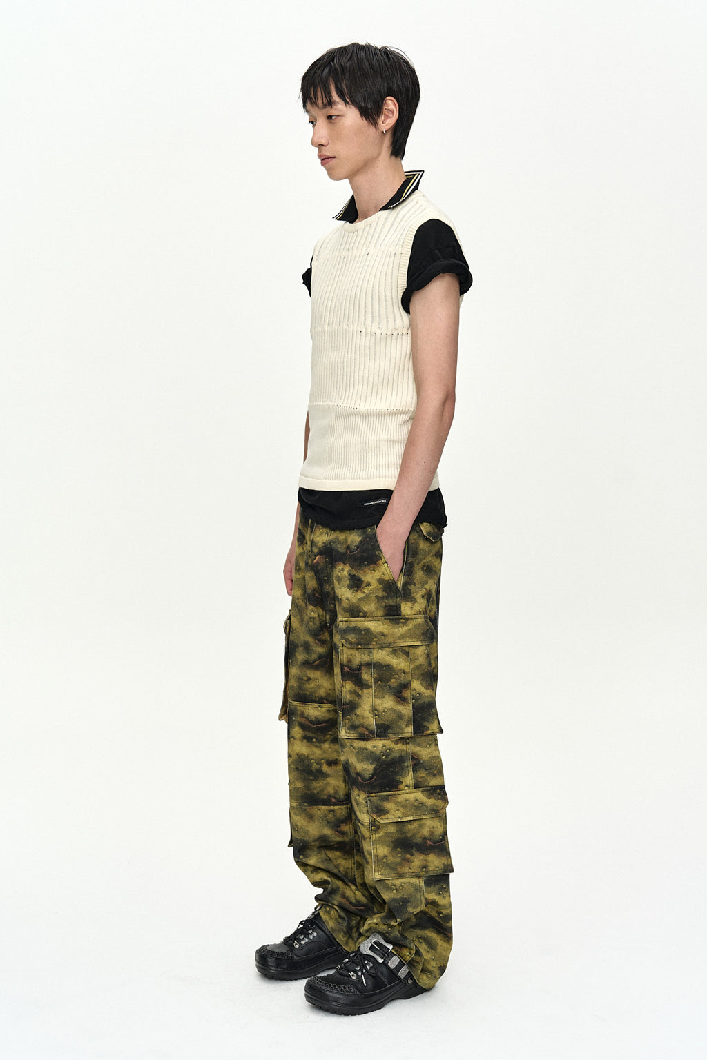 Andersson Bell - Ford Knit Sleeveless (Ecru) product image 3 | TRAB K-Fashion Australia