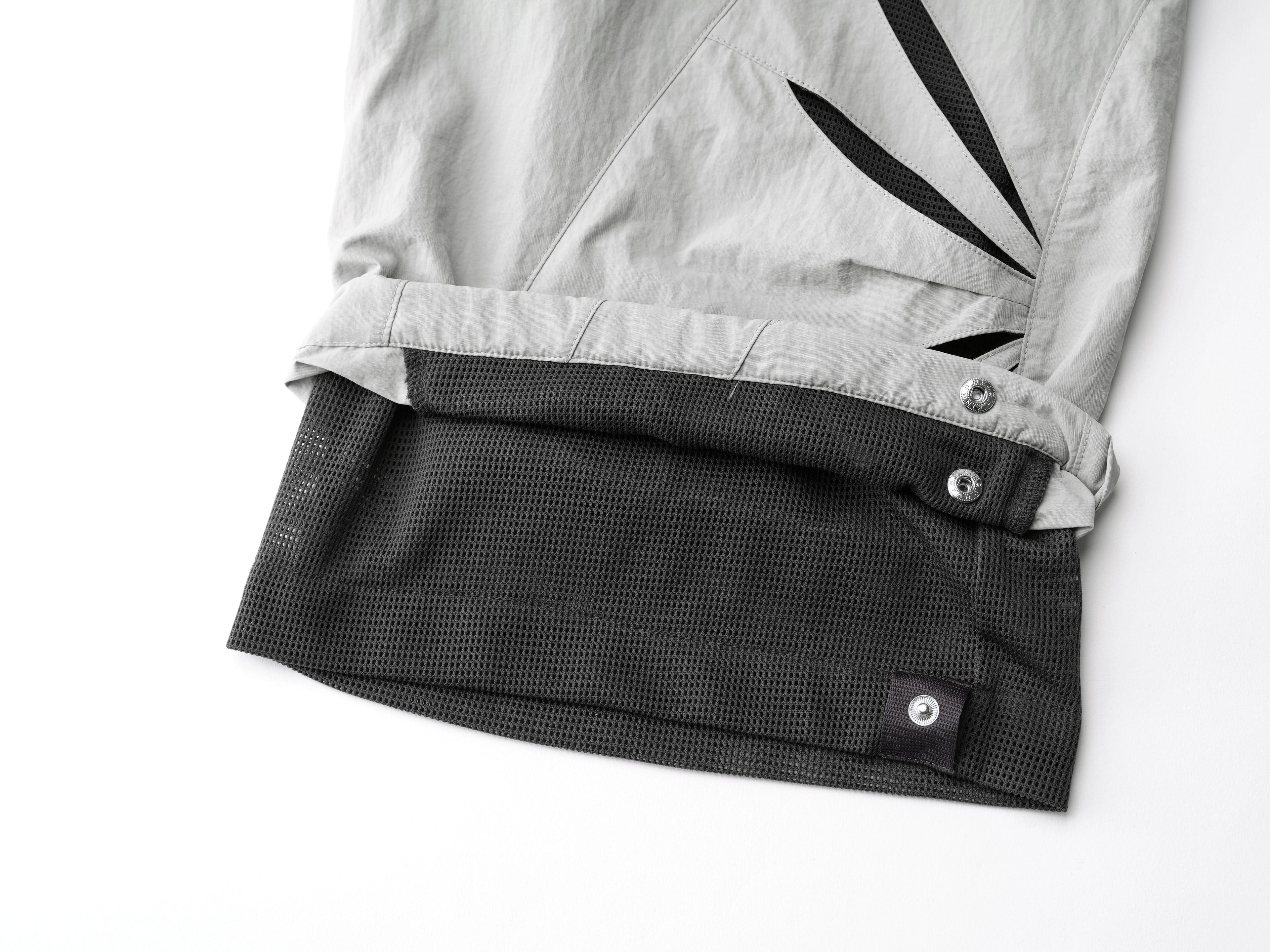 San San Gear - Cut Off Mesh Shorts (Grey) product image 8 | TRAB K-Fashion Australia