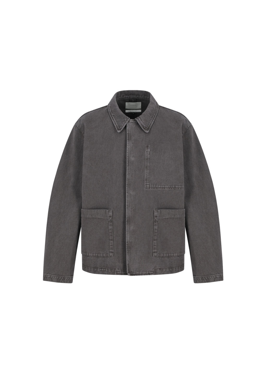 Amomento - Garments Dyed Pocket Denim Jacket (Brown) product image 5 | TRAB K-Fashion Australia