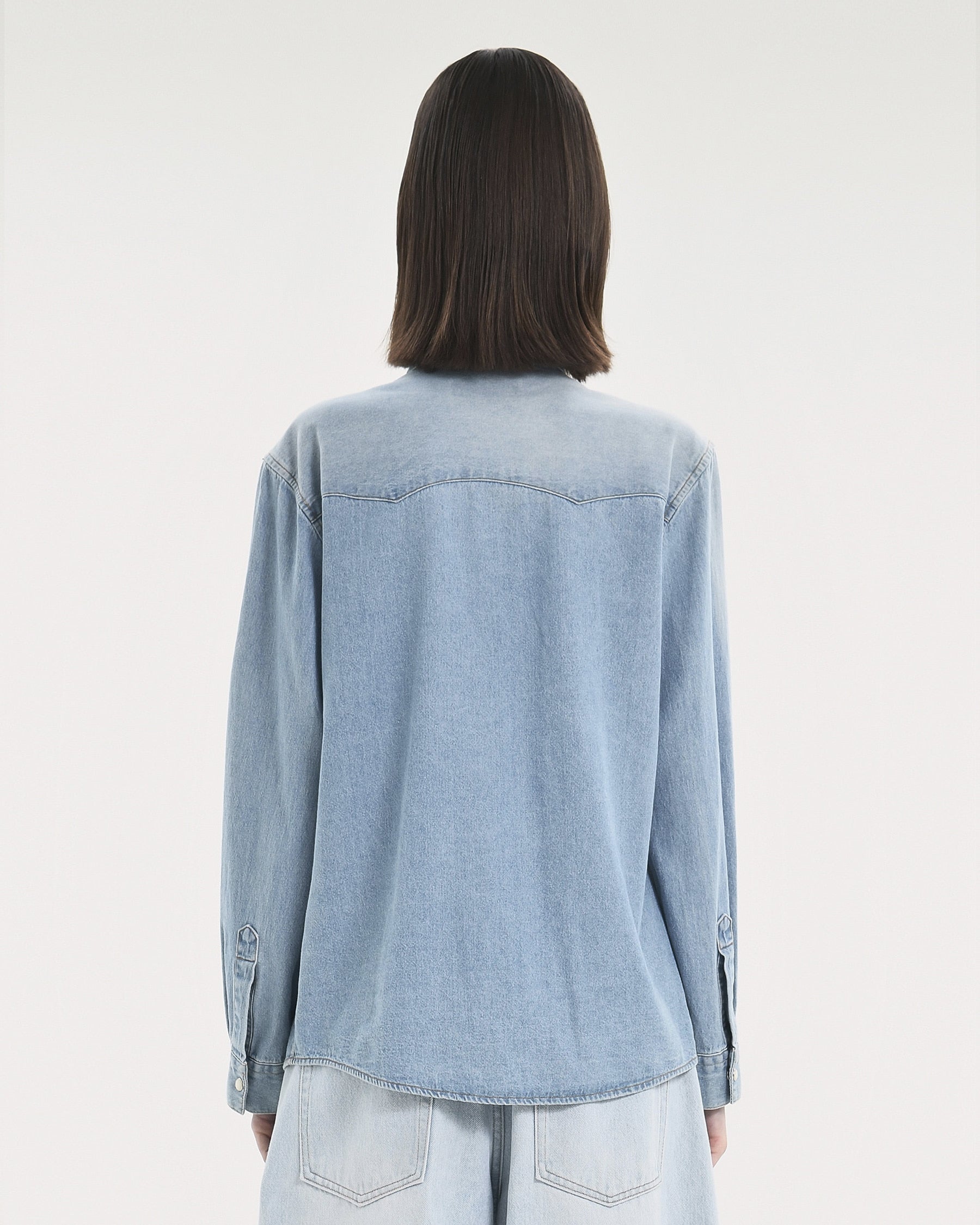 Brownyard - Denim Western Shirt (Blue) product image 2 | TRAB K-Fashion Australia