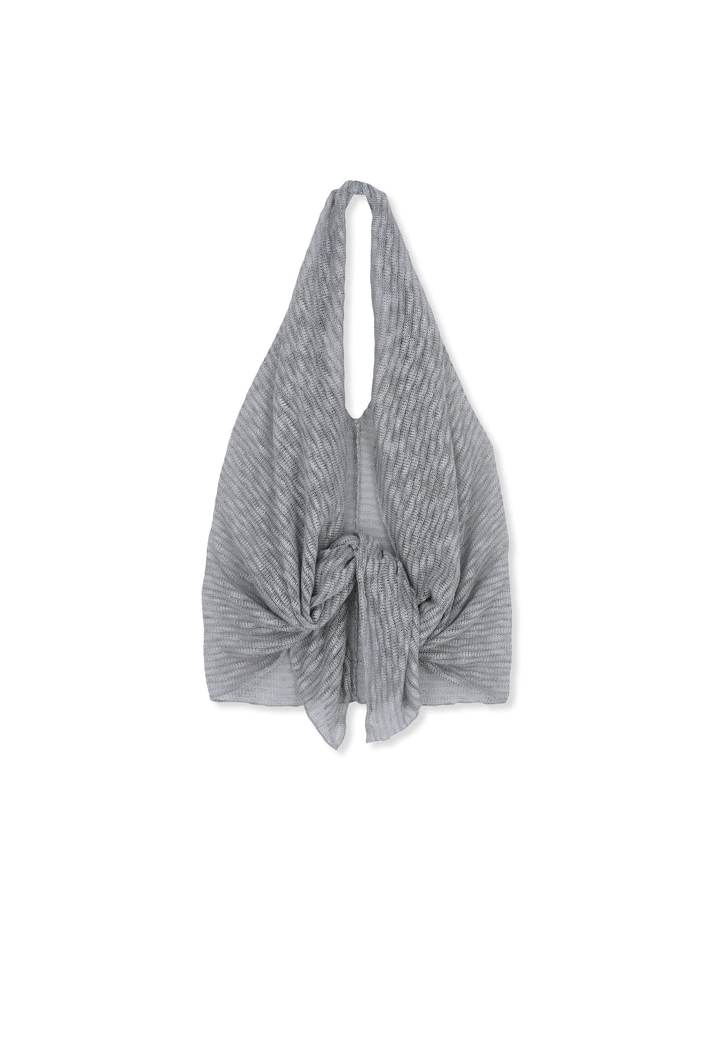 Matin Kim - Transformable Cover Up Scarf (Grey) product image 2 | TRAB K-Fashion Australia