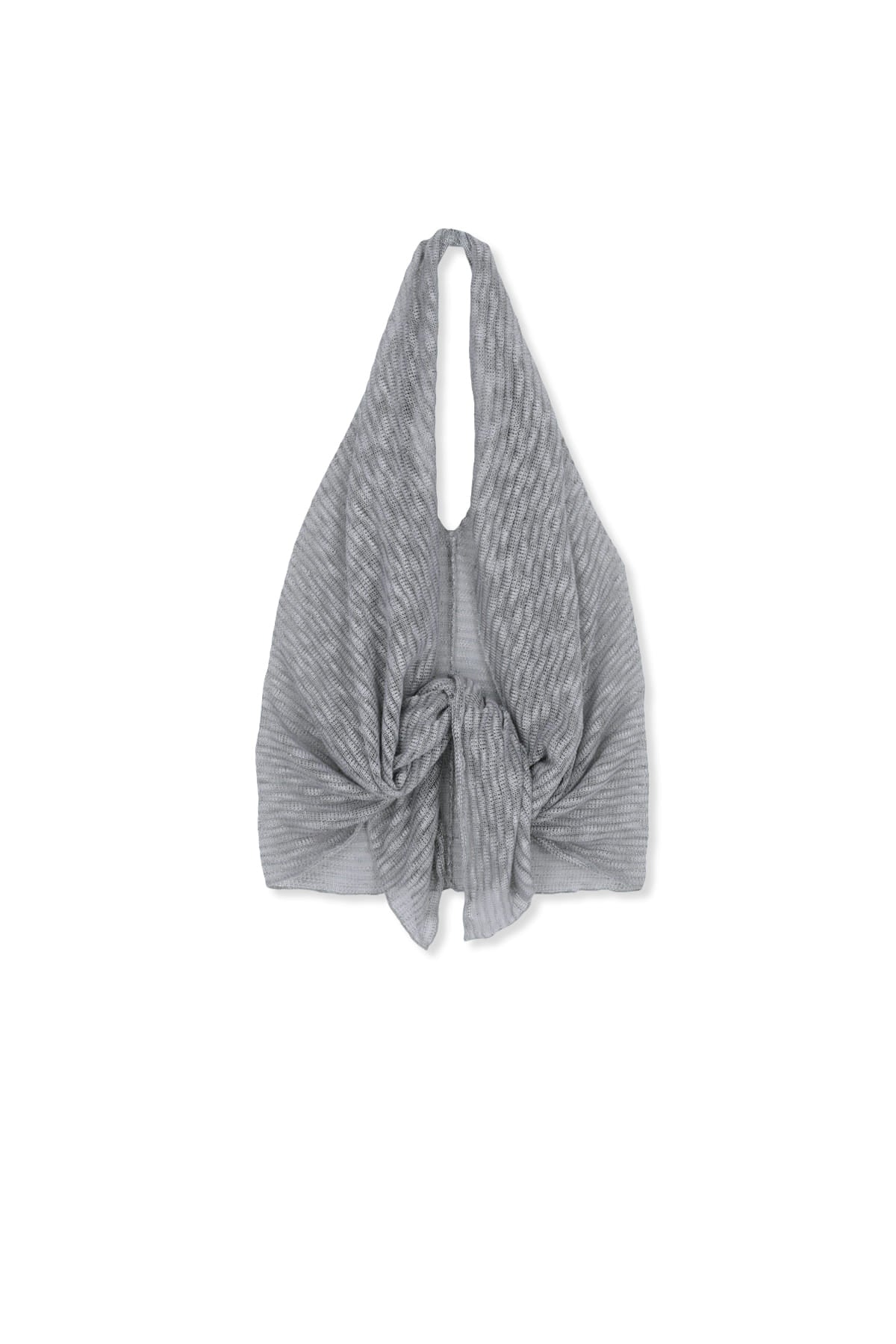 Matin Kim - Transformable Cover Up Scarf (Grey) product image 2 | TRAB K-Fashion Australia