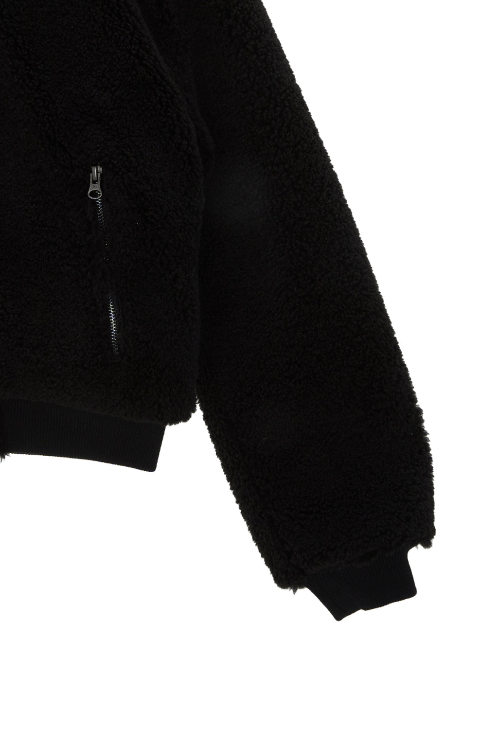 Matin Kim - Logo Point Fleece Hoody Jumper (Black) product image 4 | TRAB K-Fashion Australia